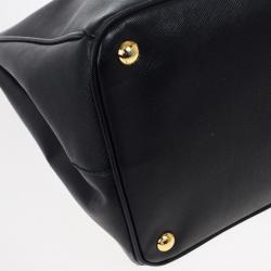 مملوكة مسبقًا Prada Black Saffiano Lux Tote Bag