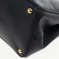 مملوكة مسبقًا Prada Black Saffiano Lux Tote Bag