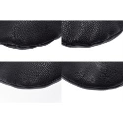 Pre Owned Prada Black Vitello Daino Leather Shoulder Bag 