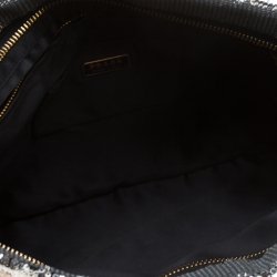 Pre Owned Prada Black Multi Tone Sequined Clutch