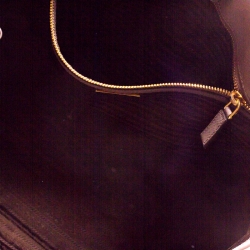 Pre Owned Prada Grey Saffiano Lux Leather Large Gardener's Tote