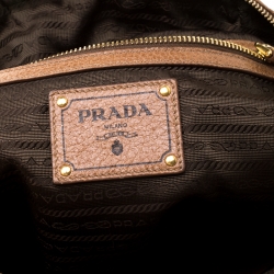 Pre Owned Prada Brown Leather Satchel