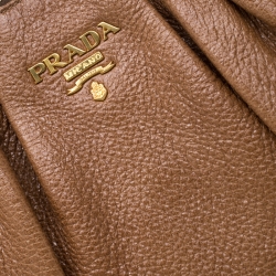 Pre Owned Prada Brown Leather Satchel