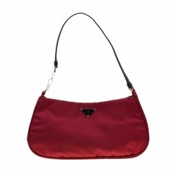 Prada Red Nylon Shoulder Bag Prada