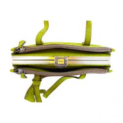 Pre Owned Prada Green Leather Limited Edition Tote