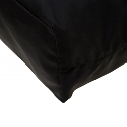 Pre Owned Prada Black Nylon Braided Handle Tote