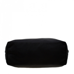 Pre Owned Prada Black Nylon Braided Handle Tote