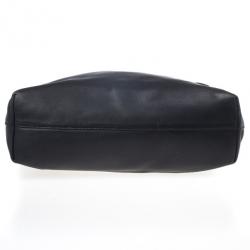 مملوكة مسبقًا Prada Vitello Daino Black Soft Calfskin Shopping Tote