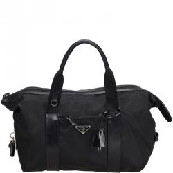 Pre Owned Prada Black Nylon Everyday Bag