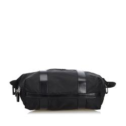 Pre Owned Prada Black Nylon Everyday Bag