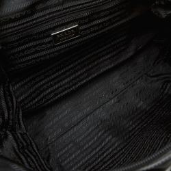 Pre Owned Prada Black Nylon Everyday Bag