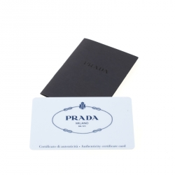 Pre Owned Prada Black Vitello Phenix Leather Medium Tote