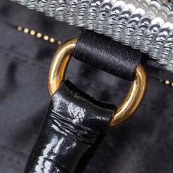 Pre Owned Prada Black Sequined Tote Bag