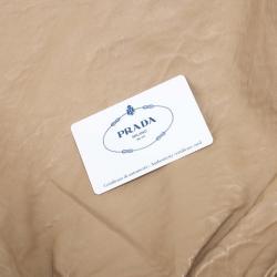 Pre Owned Prada Nappa Antique Snakeskin Hobo