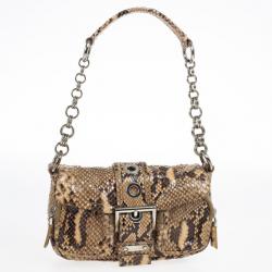 Pre Owned Prada Python Catena Shoulder Bag