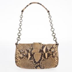 Pre Owned Prada Python Catena Shoulder Bag