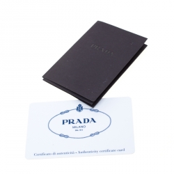 Pre Owned Prada White Saffiano Leather Small Tote