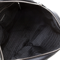 Pre Owned Prada Black Leather Satchel