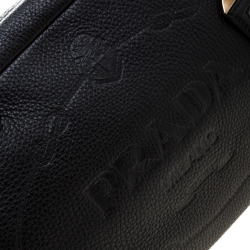 Pre Owned Prada Black Leather Satchel