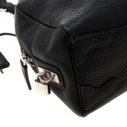 Pre Owned Prada Black Leather Satchel