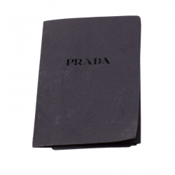 Pre Owned Prada Black Nylon And Saffiano Leather Tote