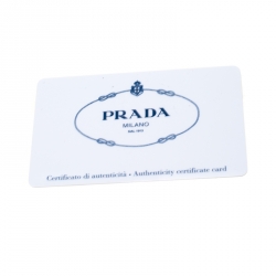 Pre Owned Prada Brown Canvas and leather  Jacquard Logo Hobo