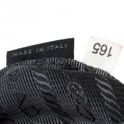 Pre Owned Prada Grey Tessuto Gaufre Nylon and Leather Tote 