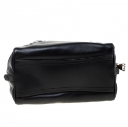 Pre Owned Prada Black Soft Calf Leather Top Handle Bag