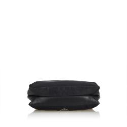 Pre Owned Prada Black Nylon And Leather Shoulder Bag