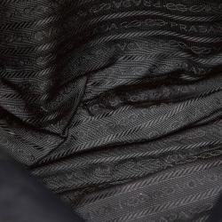 Pre Owned Prada Black Nylon And Leather Shoulder Bag