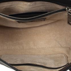 Pre Owned Prada Black Leather Flap Chain Shoulder Bag