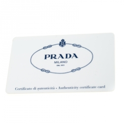 Pre Owned Prada Black Nylon and Leather Satchel