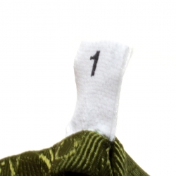 Pre Owned Prada Green Saffiano Lux Leather Medium Double Zip Bag