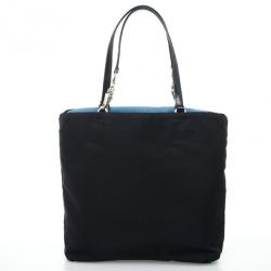 Pre Owned Prada Black Tessuto Nylon Tote