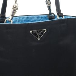 Pre Owned Prada Black Tessuto Nylon Tote