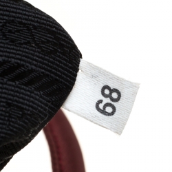 Pre Owned Prada Burgundy Tessuto Nylon Tote 