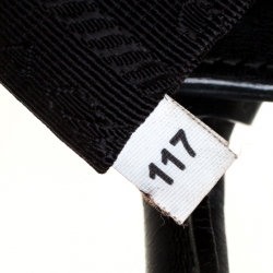 Pre Owned Prada Military Green and Black City Leather Medium Esplanade Satchel