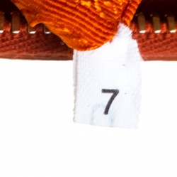 Pre Owned Prada Orange Saffiano Lux Leather Small Promenade Crossbody Bag