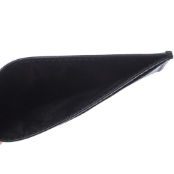 Pre Owned Prada Black Leather Logo Card Holder