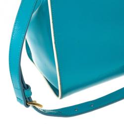 Pre Owned Prada Saffiano Framed Top Handle Bag