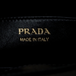 Pre Owned Prada Black Saffiano Leather Crossbody Bag