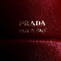 Pre Owned Prada Black Saffiano Cuir Leather Medium Double Handle Tote