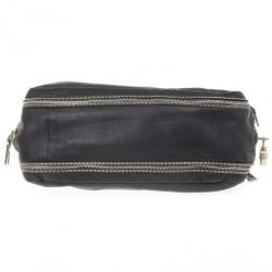 مملوكة مسبقًا Prada Beige &amp; Brown Ombre Glace Leather Zippers Satchel Bag 