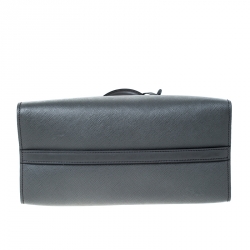 Pre Owned Prada Grey Saffiano Leather Esplanade Tote 