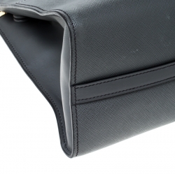 Pre Owned Prada Grey Saffiano Leather Esplanade Tote 