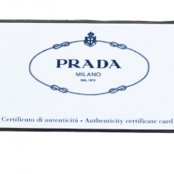 Pre Owned Prada Silver Saffiano Lux Leather Mini Double Zip Tote