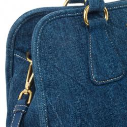 Pre Owned Prada Denim Satchel