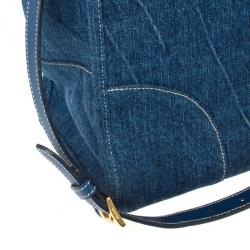 Pre Owned Prada Denim Satchel