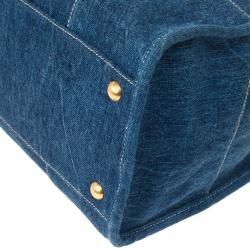 Pre Owned Prada Denim Satchel