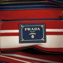 Pre Owned Prada Denim Satchel